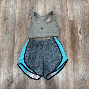 Nike XS Tempo Dri-Fit Shorts & Sports Bra